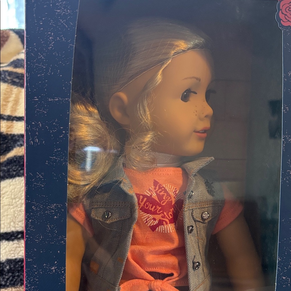 American Girl Tenney Grant Doll - Pink and Denim - Picture 2 of 11